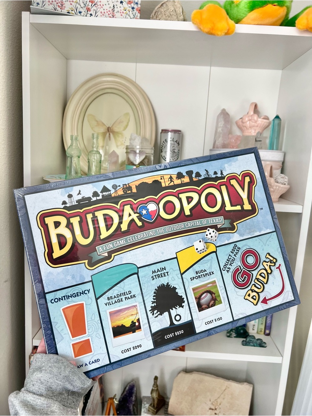 Buda-Opoly Board Game Late For The Sky Buda Texas Monopoly Sealed NIB